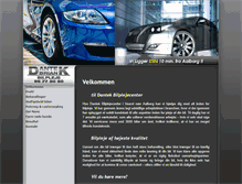 Tablet Screenshot of dantekbilpleje.dk